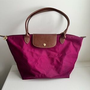 Longchamp Le Pliage Original Medium tote Magenta